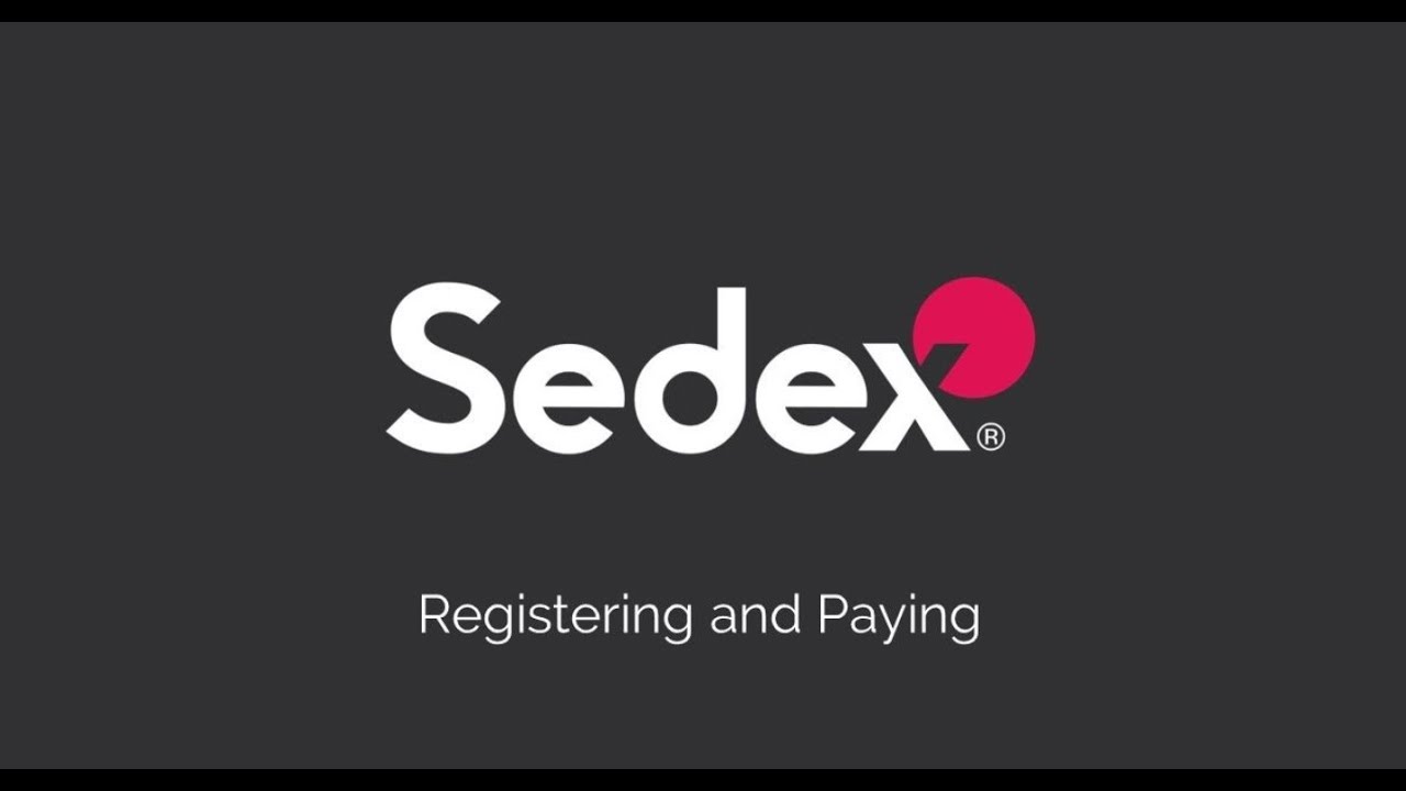 Registering your new Sedex Supplier B Member account